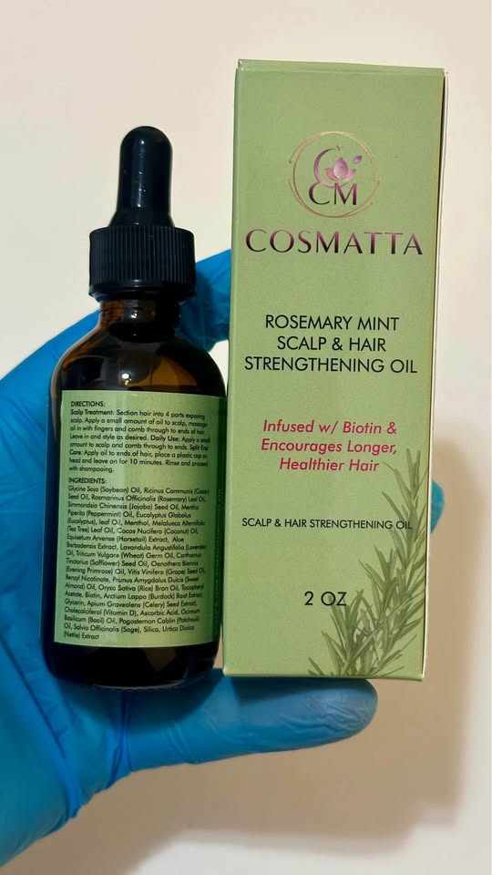 Hair Straightening Oil & Rosemary Mint Scalp - photo 4