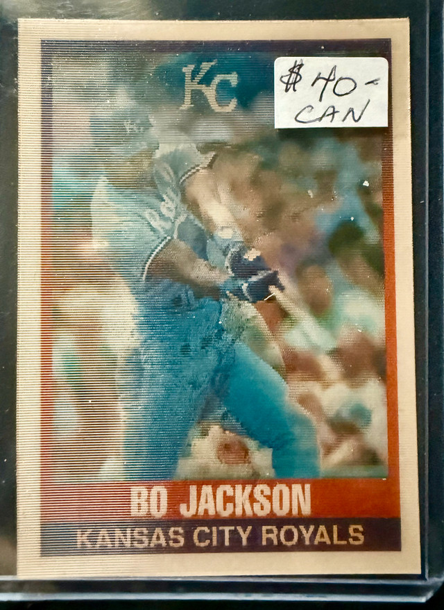 1989 Sportflics Bo Jackson #70 Kansas City Royals MLB