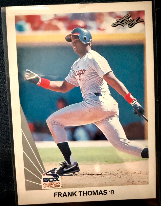 1990 Leaf Frank Thomas Rookie #300 Chicago White Sox MLB