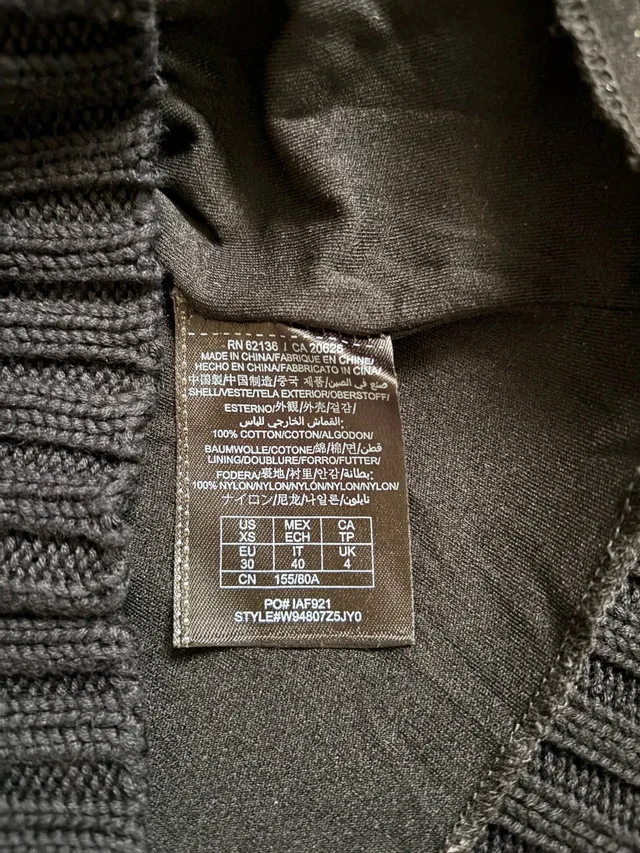 Guess Jeans Off Shoulder Black Mini Dress - XS/S image indicator(7)