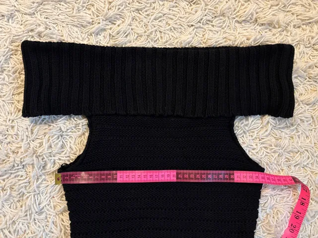 Guess Jeans Off Shoulder Black Mini Dress - XS/S image indicator(9)