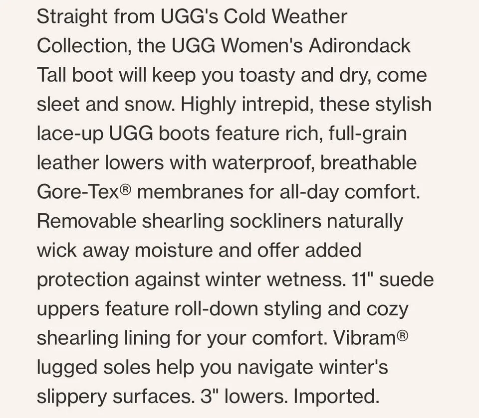 UGG Adirondack Tall Boots image indicator(2)