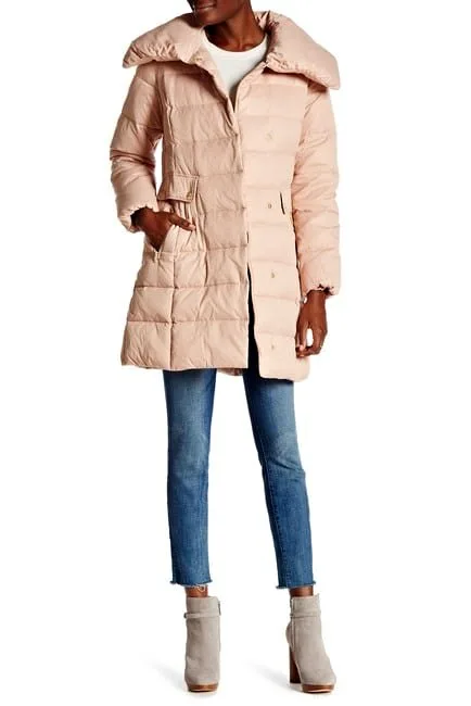 Cole Haan Quilted Down Longline Jacket thumbnail