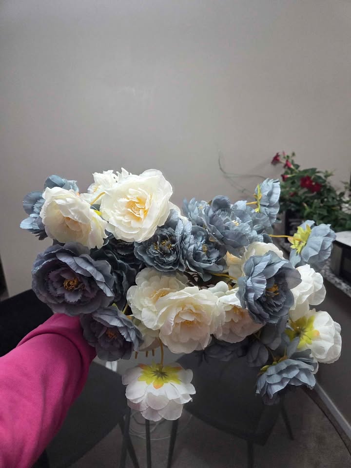 Artificial Peony Bouquet (5 Heads) - photo 2