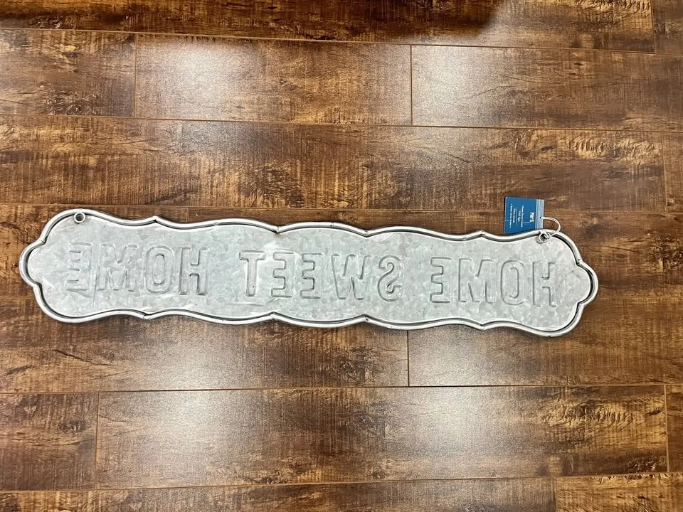 Brand New Pier 1 Metal "Home Sweet Home" Wall Art image indicator(2)