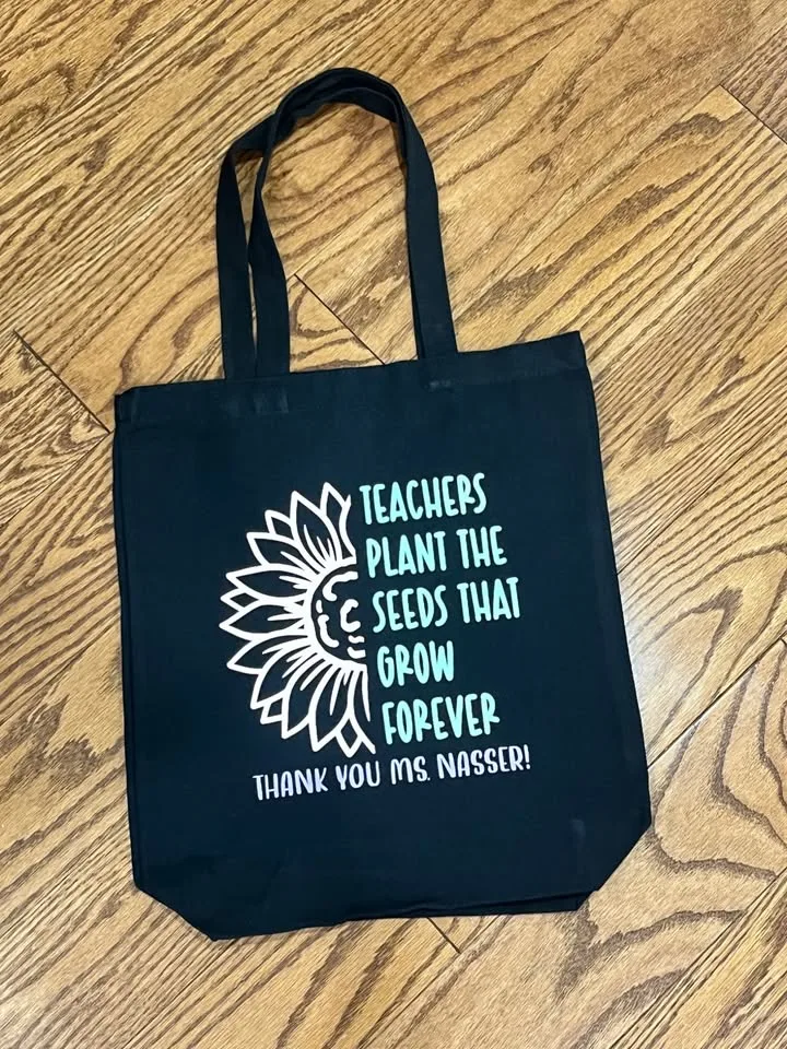 Custom Heavy Duty Cotton Tote Bags - Teachers image indicator(2)