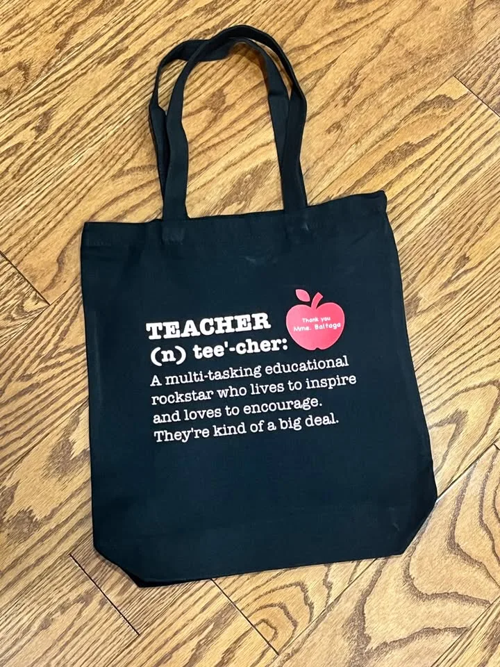 Custom Heavy Duty Cotton Tote Bags - Teachers image indicator(4)