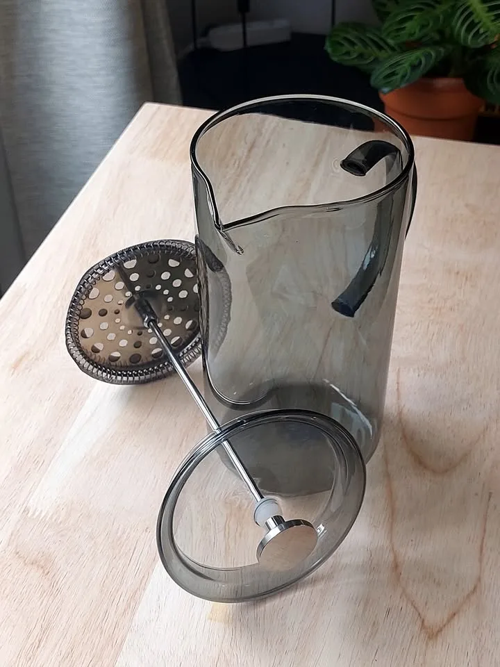 French Press, Borosilicate Glass Grey image indicator(3)