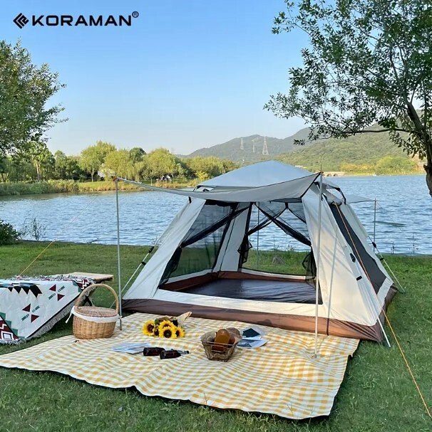 Koraman 7x7ft 3-Person Summer Tent