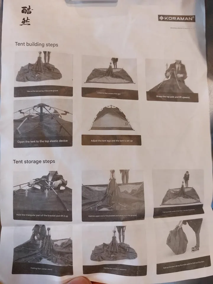 Koraman 7x7ft 3-Person Summer Tent image indicator(6)