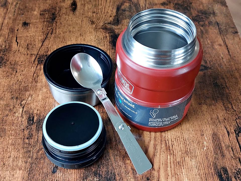 Thermos 16oz Stainless King Food Jar with Folding Spoon