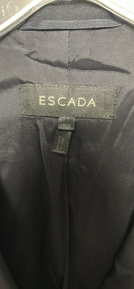 Navy Escada Wool Suit (Pants and Blazer) - photo 2
