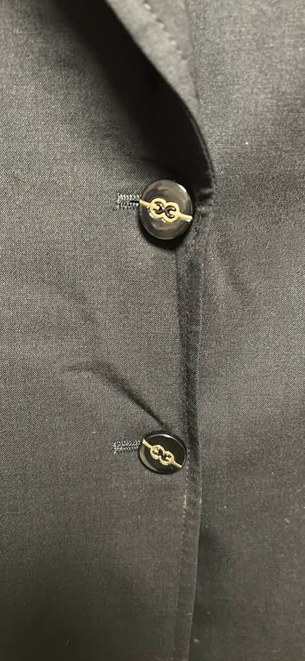 Navy Escada Wool Suit (Pants and Blazer) - photo 3