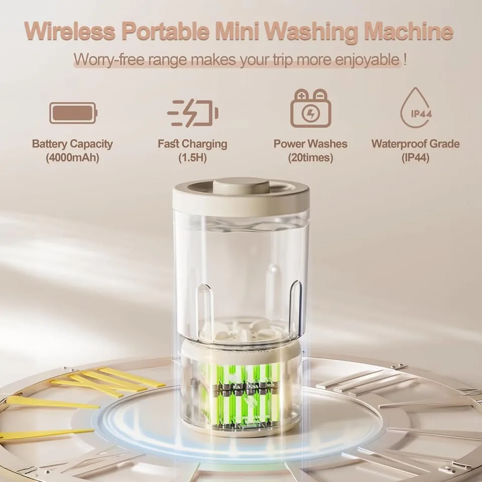 Portable Mini Washing Machine image indicator(4)