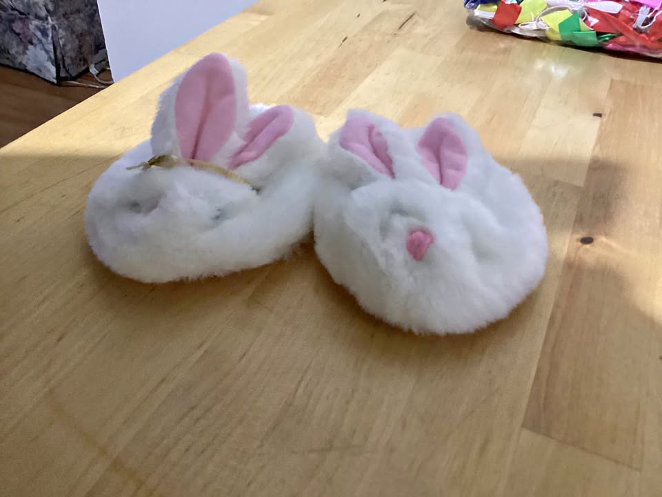 Build A Bear bunny slippers