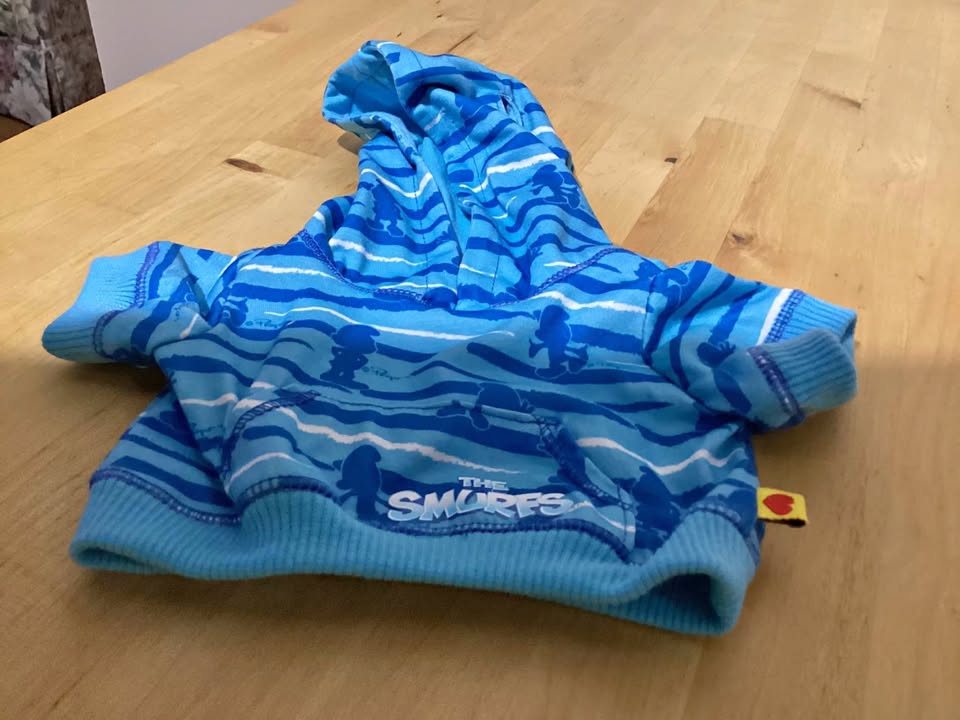 Smurfs Build A Bear hoodie