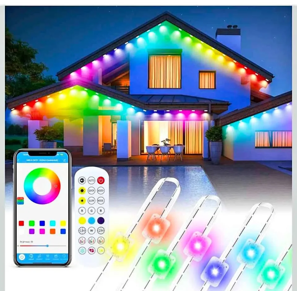 50ft Permanent Outdoor Lighting - New thumbnail
