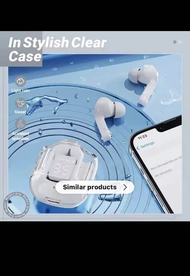 Wireless Earbuds – HiFi Sound, LED Display – $15 image indicator(4)