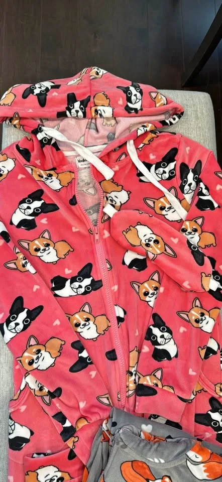 Onesie w/matching sleep mask. XS thumbnail