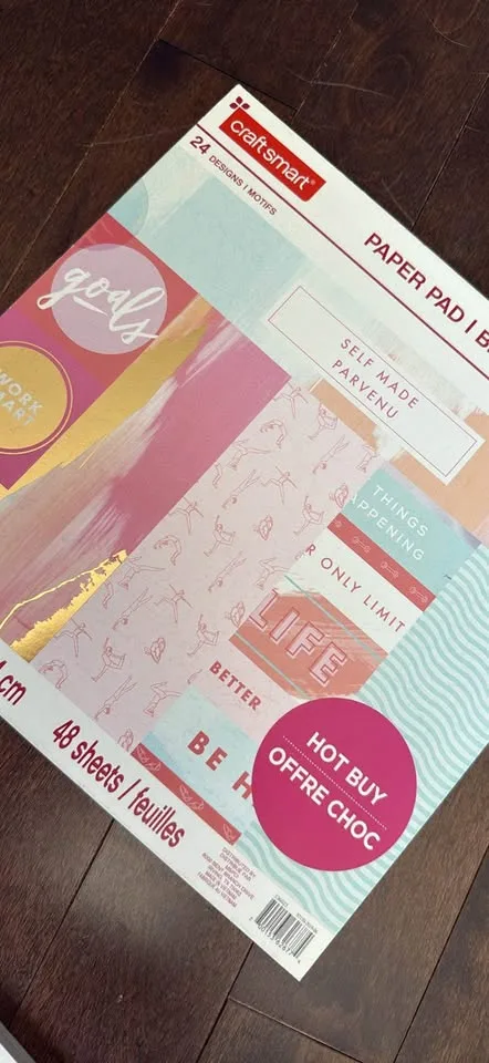 Scrapbook paper. Great for art projects. 12x12 BNIP. $10both image indicator(2)