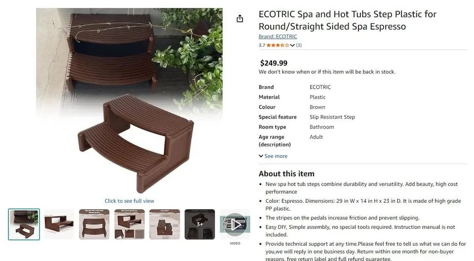 Hot tub staris NEW image indicator(2)