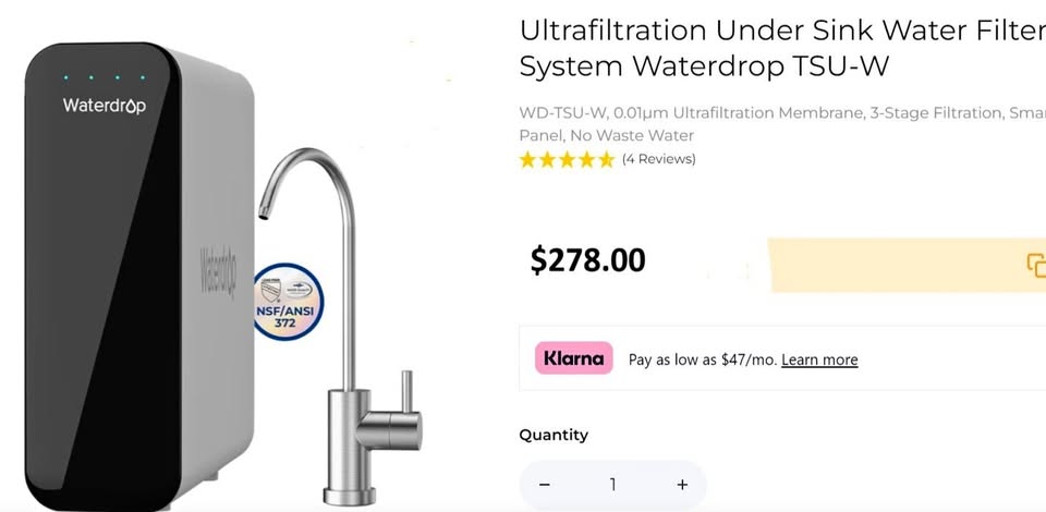 Water filtration system