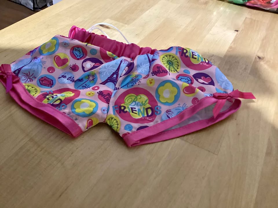Build A Bear smurf shorts