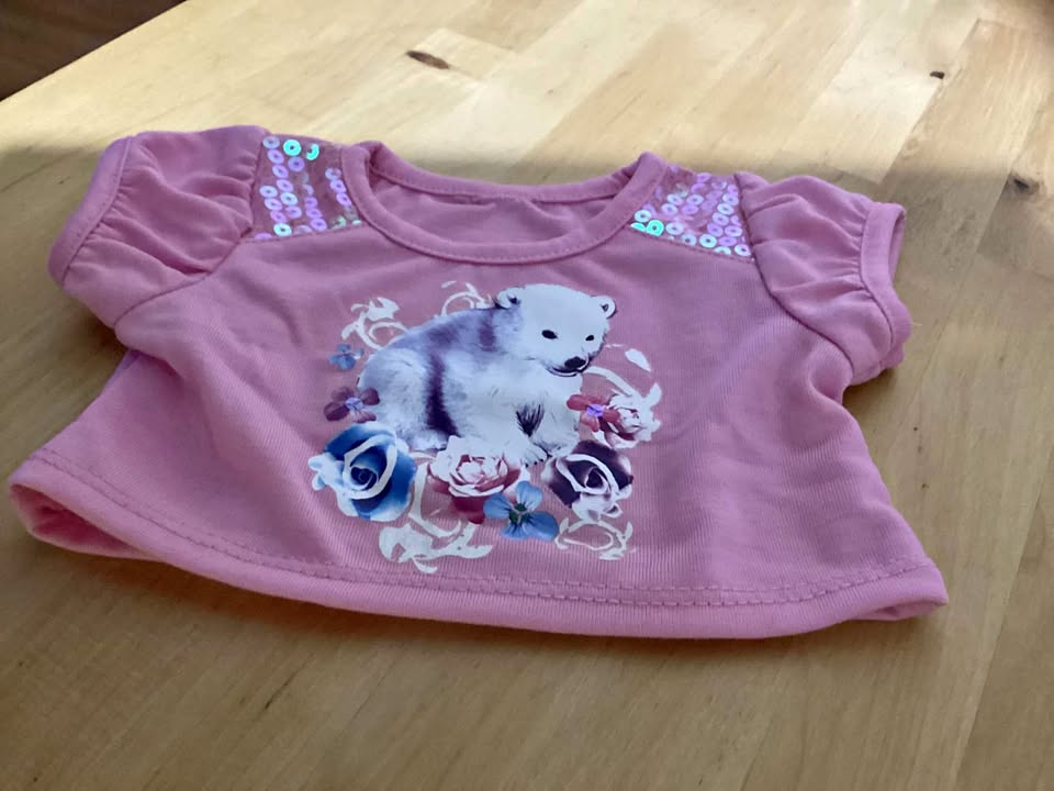 Build A Bear polar bear shirt