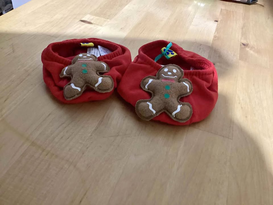 Build A Bear gingerbread shoes
