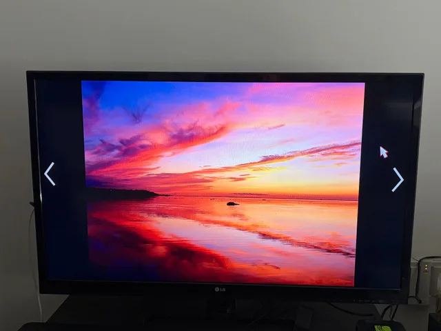 LG 42” Television image indicator(4)