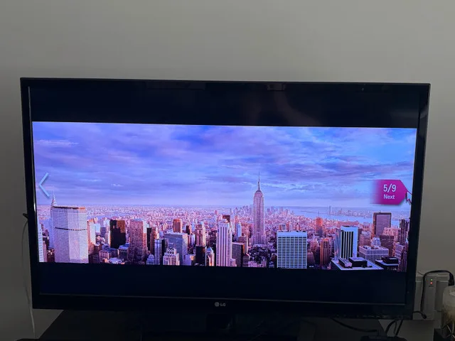 LG 42” Television image indicator(7)