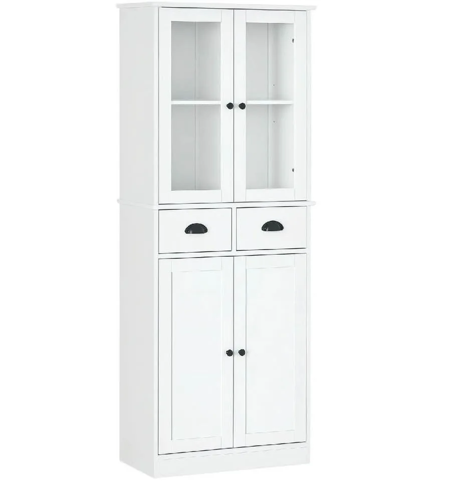 NewKitchen Cabinet – Glass Doors + Drawers Pantry image indicator(2)