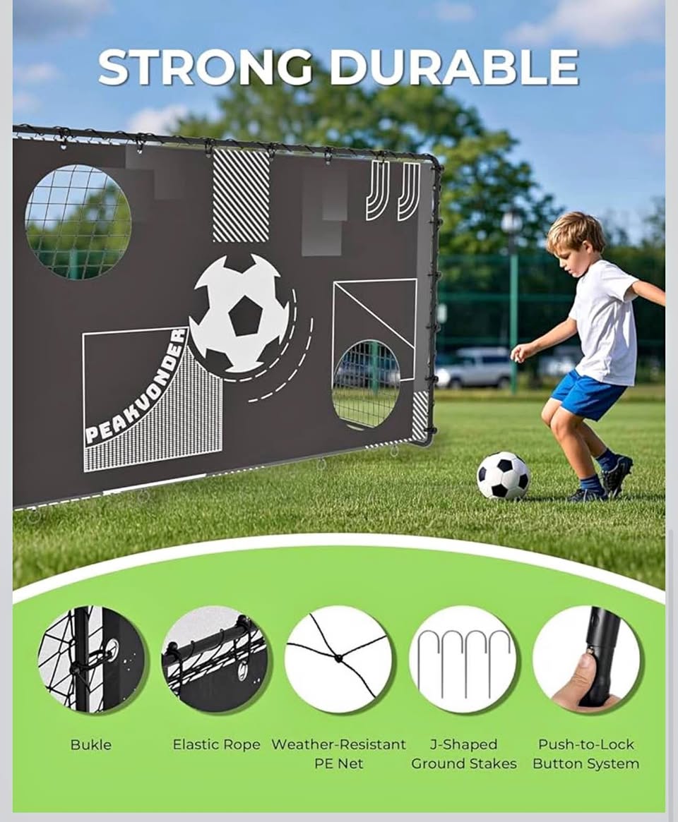 7x5 ft Kids Soccer Net for Backyard
