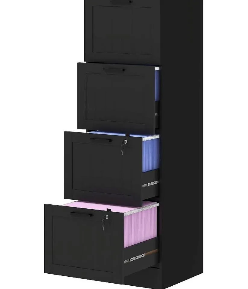 New open box Compact 4-Drawer Filing Cabinet image indicator(3)