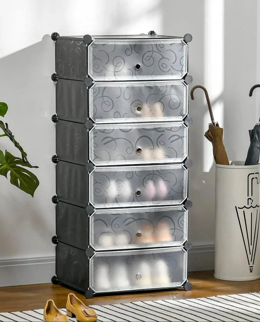 New 6 cube shoe storage multipurpose rack thumbnail