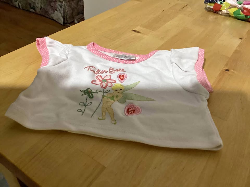 Build A Bear tinkerbelle shirt