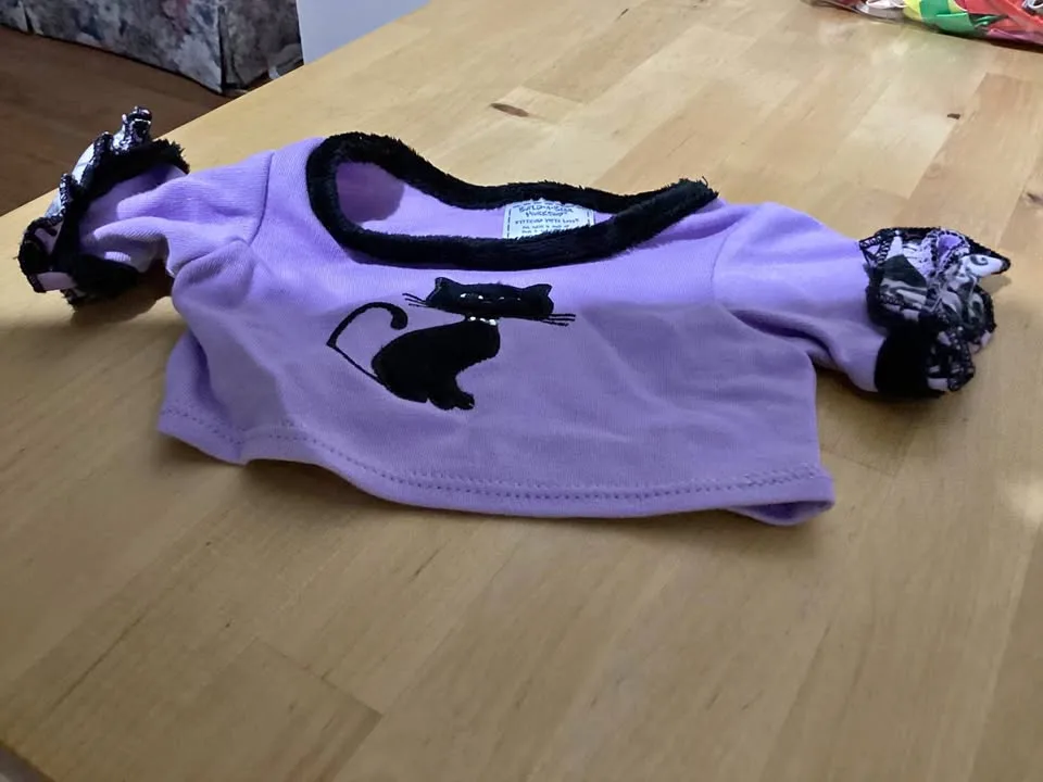 Build A Bear black cat shirt thumbnail