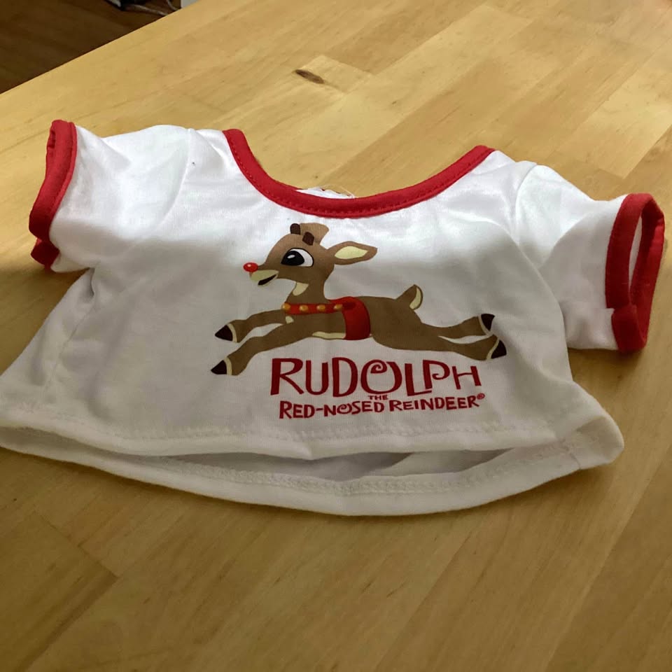 Build A Bear Rudolph shirt