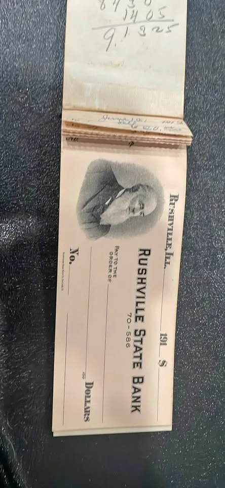 Checkbook from 1913 thumbnail