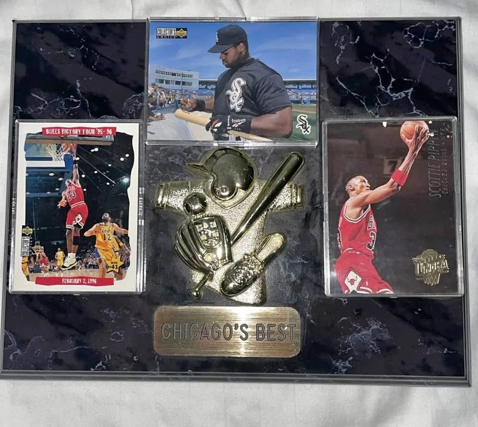 1990’s Chicago’s Best Sports plaque - Jordan, Pippen, Thomas thumbnail