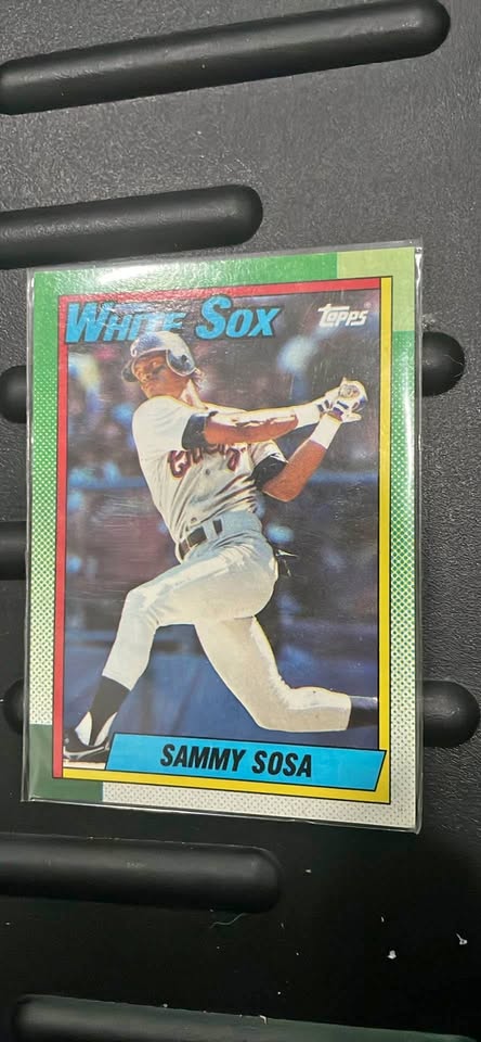 Sammy Sosa Rookie Birthday Error Card