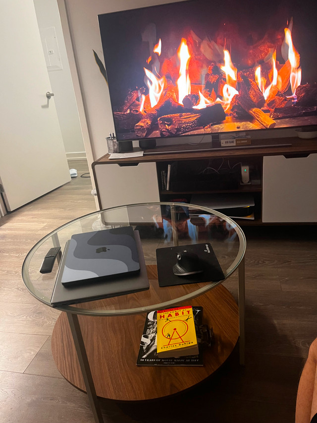 Coffee Table IKEA VITTSJO – New, minor glass scratch