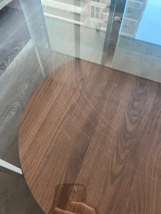 Coffee Table IKEA VITTSJO – New, minor glass scratch - photo 3