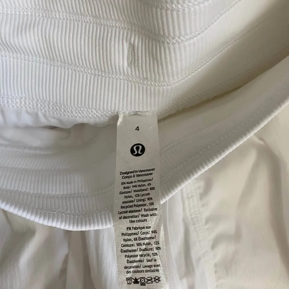 NWT Lululemon Dance Studio Mid-Rise Pant - Size 4, White image indicator(4)
