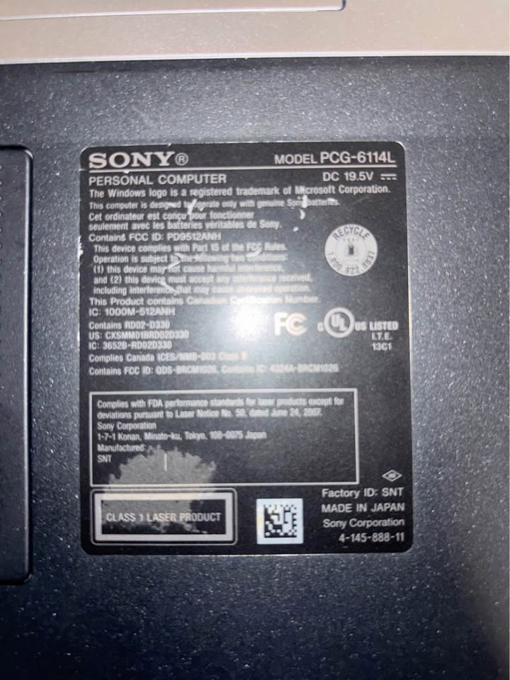 Sony VAIO VGN-Z710DD – Vintage Ultraportable Laptop - photo 5
