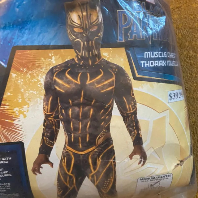 Black Panther Killmonger Medium 5-7 Halloween Costume thumbnail