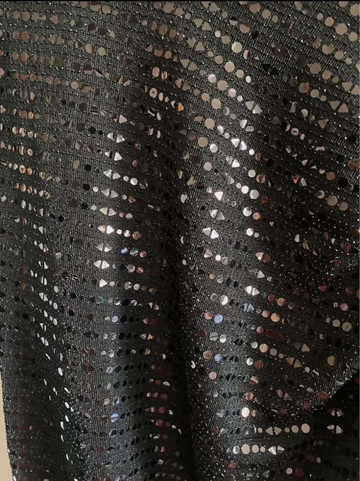 Zara Sparkly Black Dress Size XS - photo 5