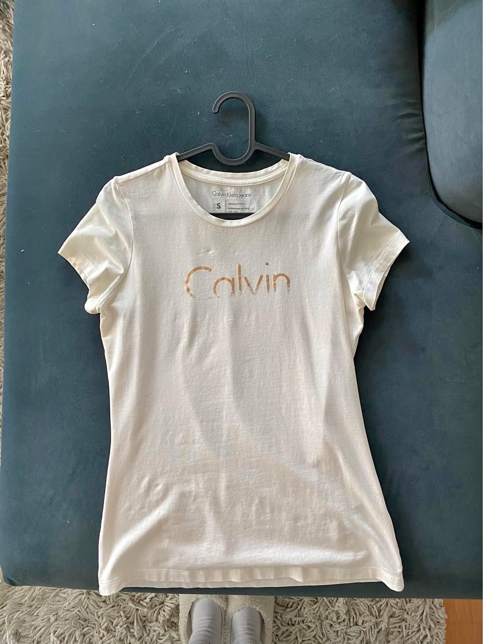 Calvin Klein Jeans Premium Stretch White T-shirt