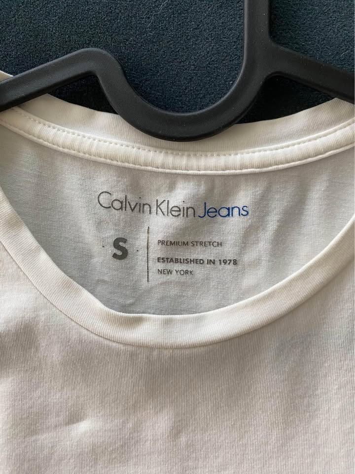 Calvin Klein Jeans Premium Stretch White T-shirt - photo 3