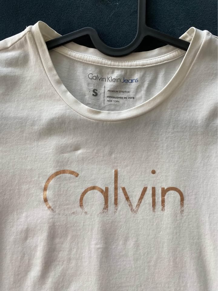 Calvin Klein Jeans Premium Stretch White T-shirt - photo 4